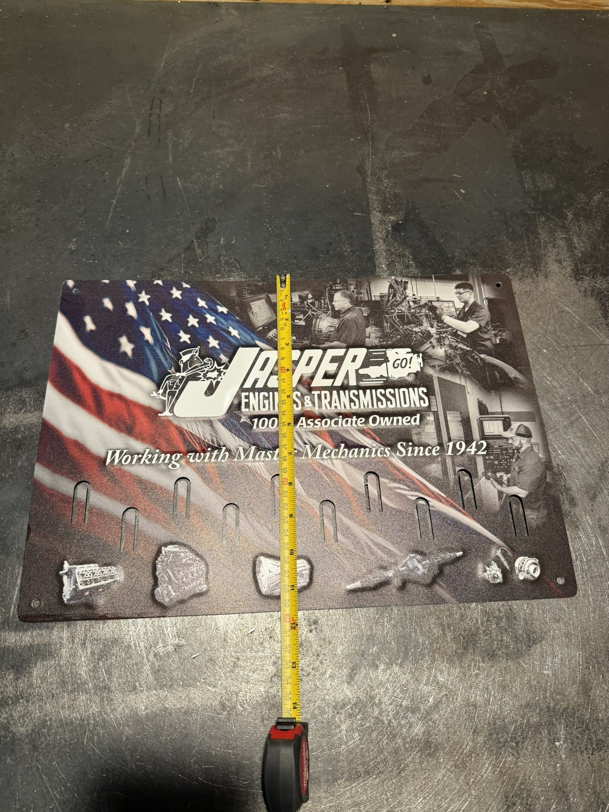 Jasper Engine And Transmission Sign/ Key Hanger