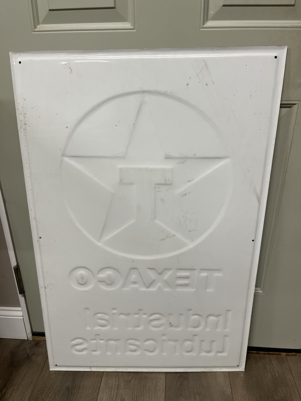 Vintage Texaco Industrial Lubricants Sign