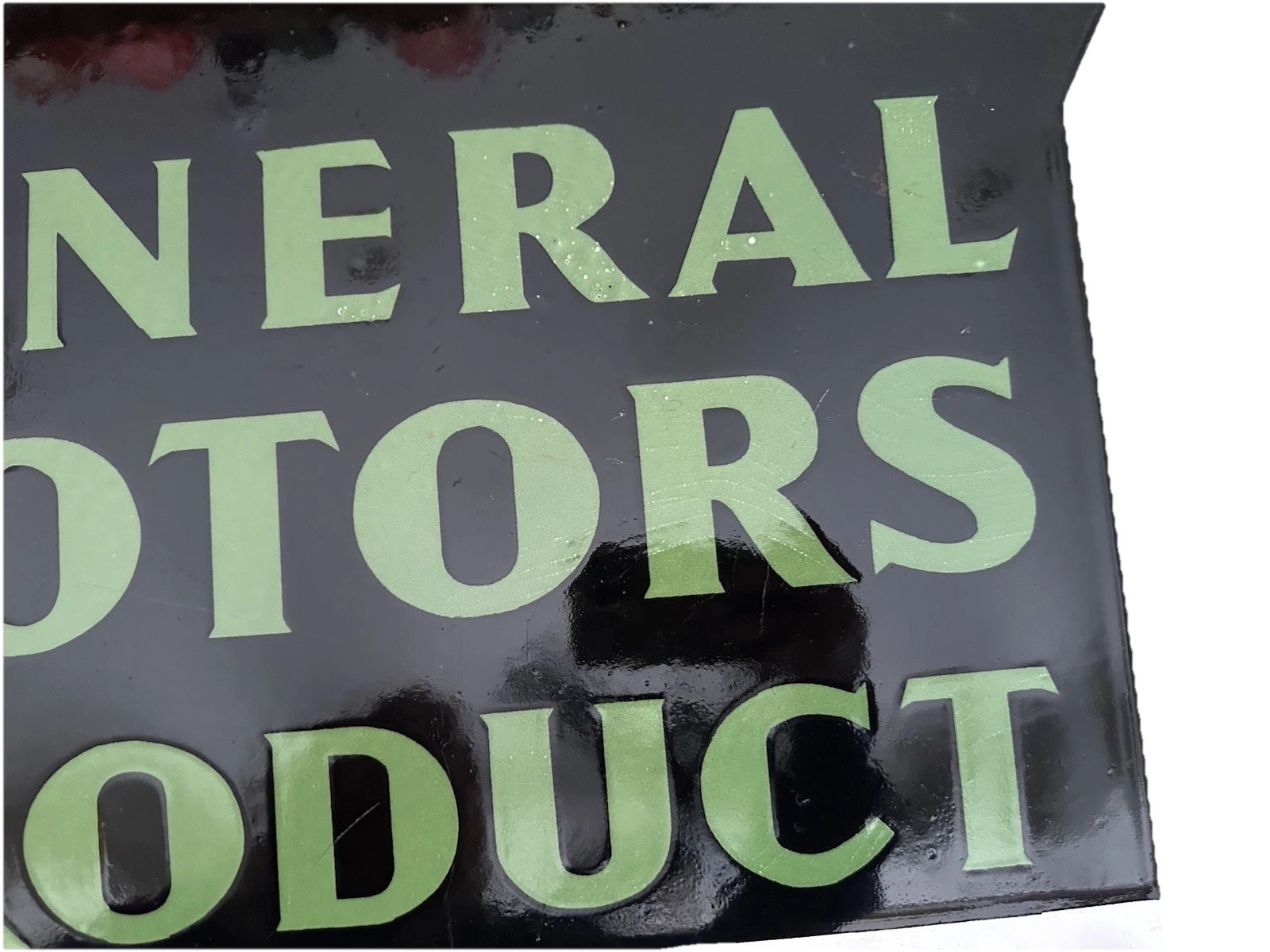 Porcelain Enamel Single Sided General Motors Product Pontiac Sign