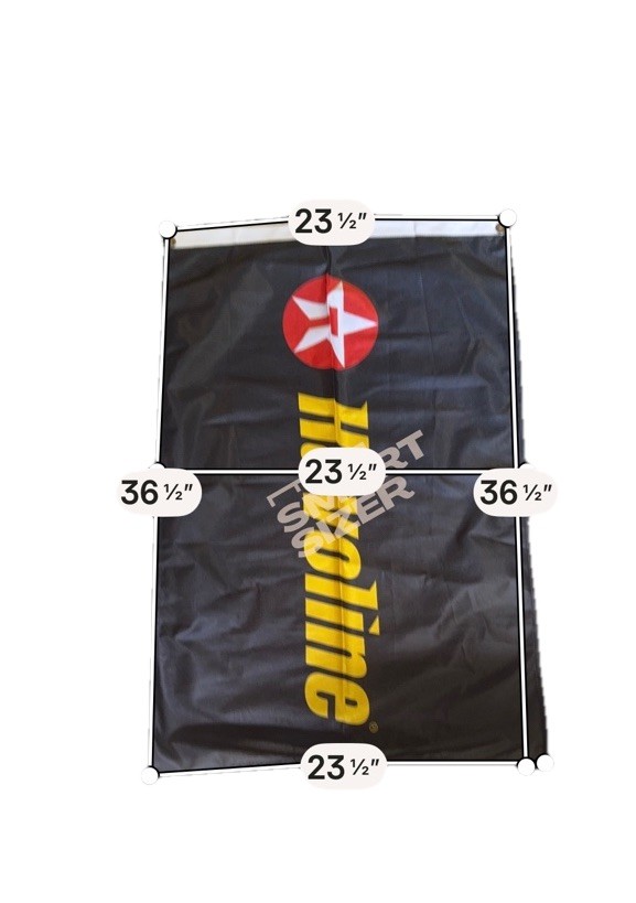 Vintage 90s Havoline Texaco Banner Flag Oil Gas Garage Sign Canada-Man Cave Shop