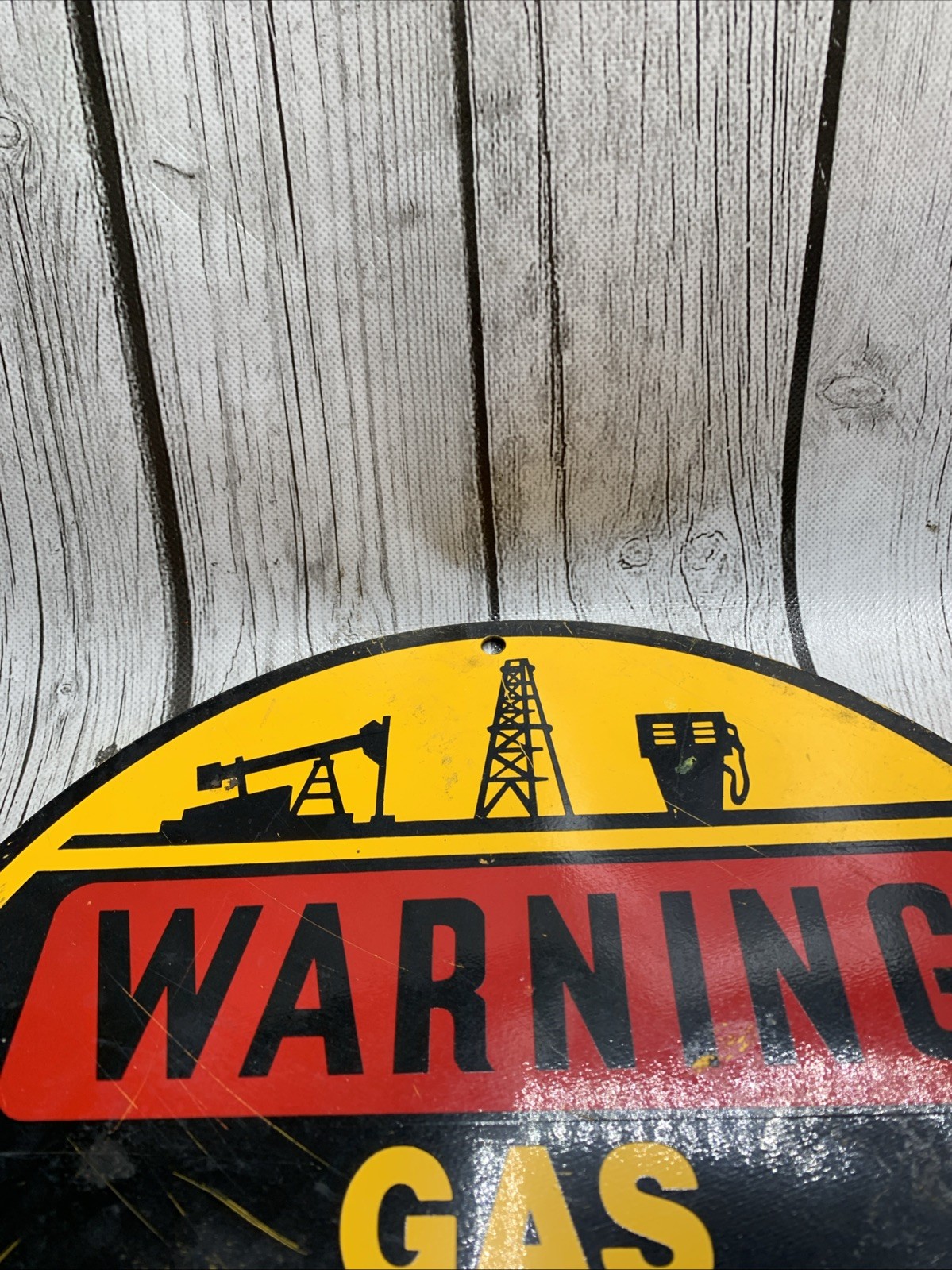 Phillips 66 Gas Pipeline Warning Metal Sign