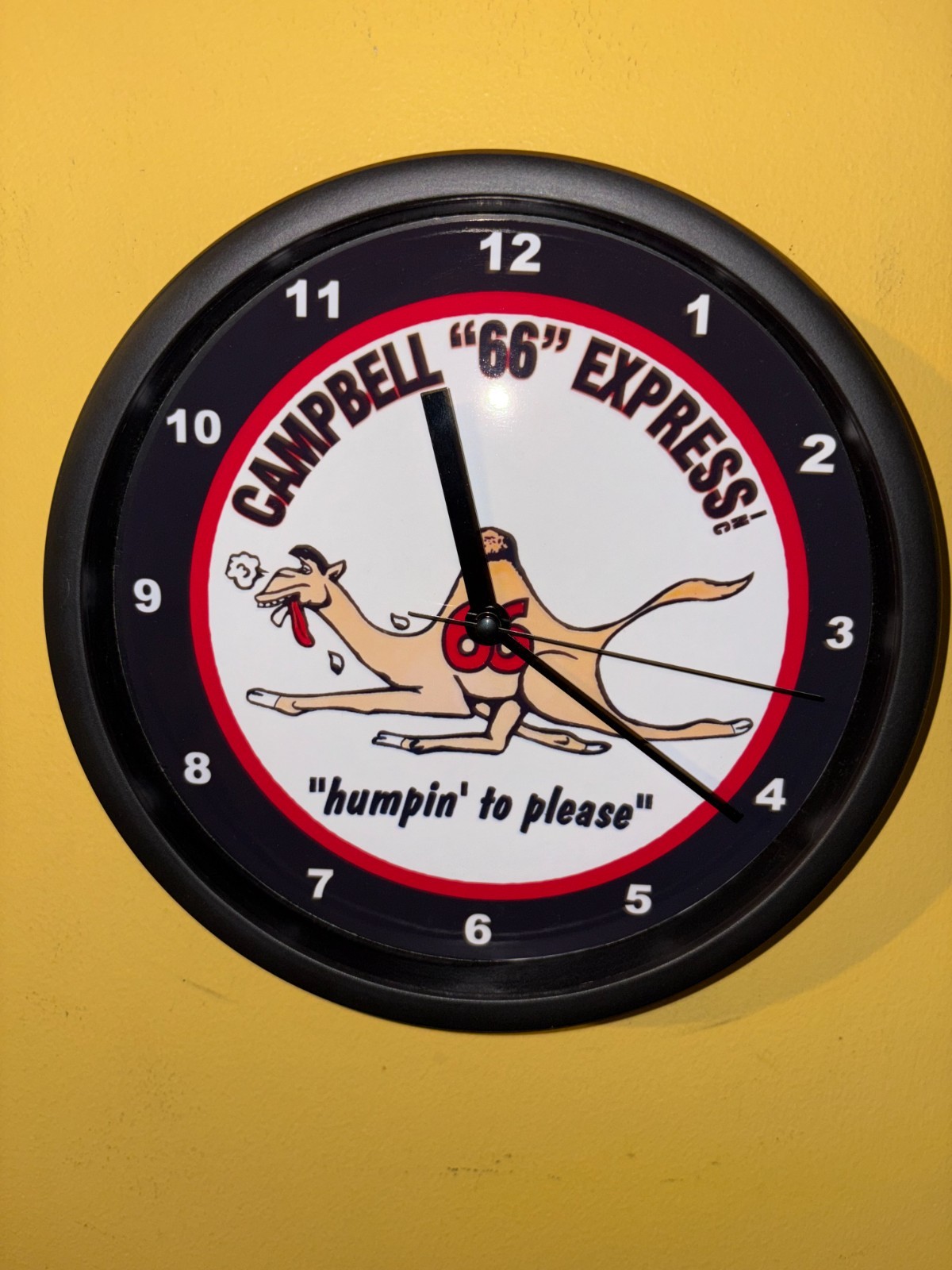 Campbell 66 Camel Gas Oil Service Station Garage Mechanic Advertising Clock Sign