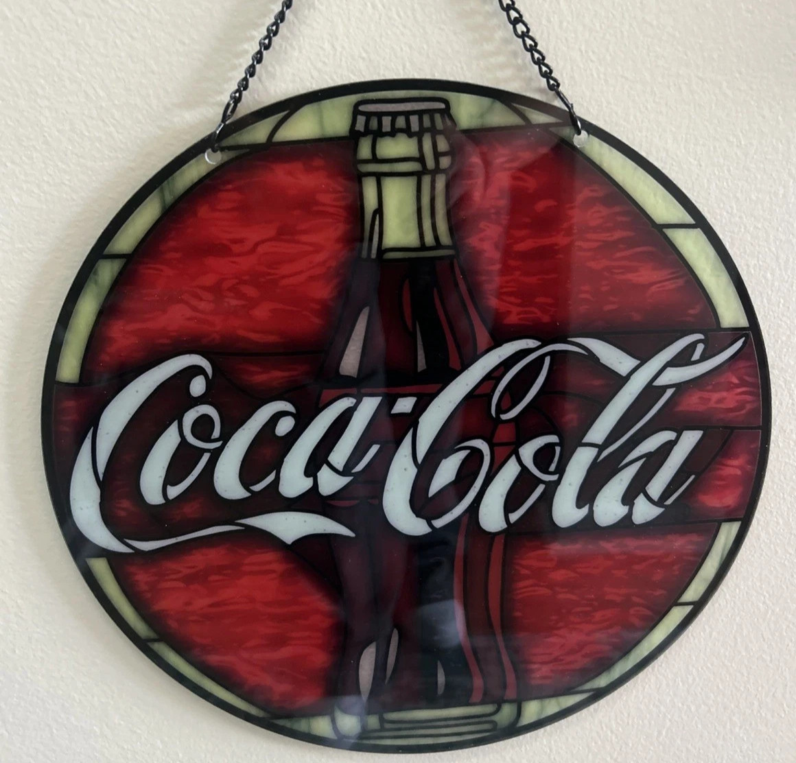 COOL Coca-Cola Glass COKE SIGN