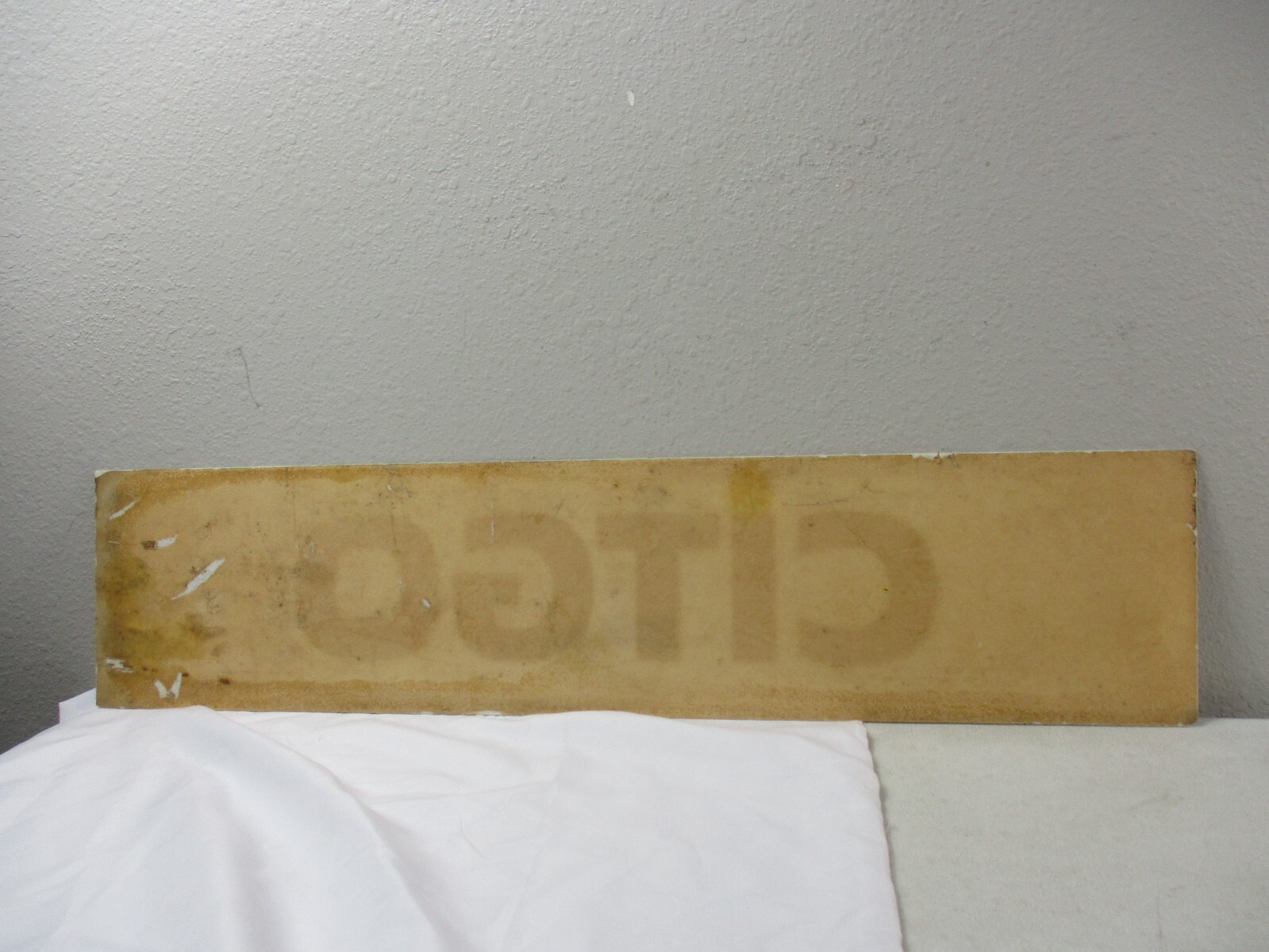 Vintage Citgo Gas service Station Pump Insert Advertising Sign oil