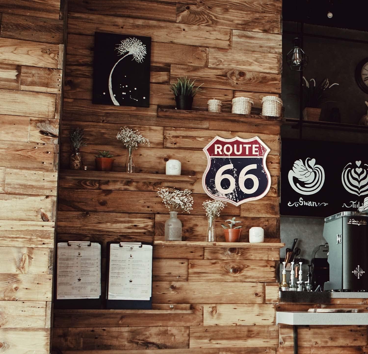 High-Definition Route 66 Metal Sign 12″ x 12″ – Unique Gift for Collectors