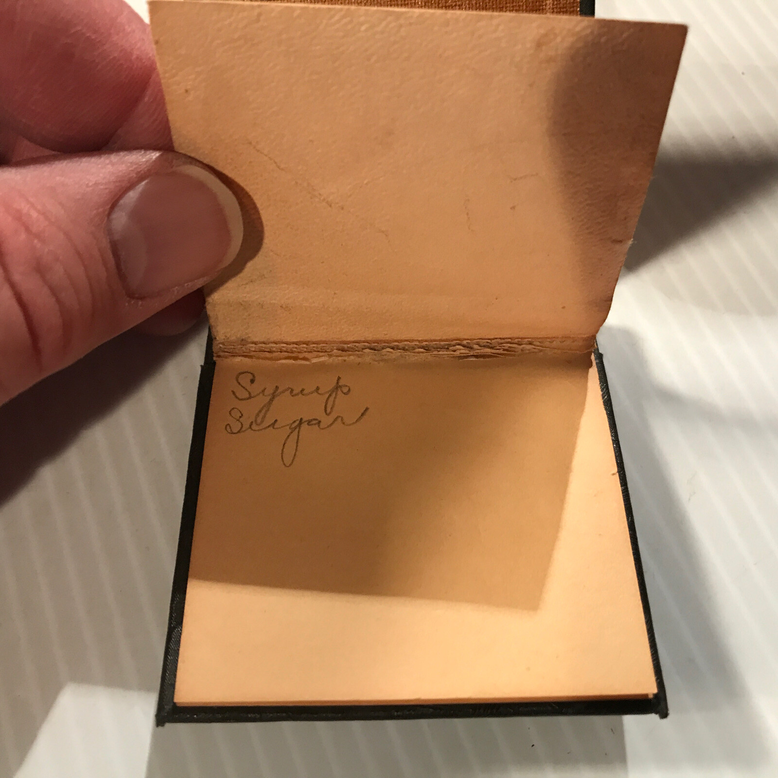 Vintage Sinclair Oil/Gas Mini Shopping List Memo Pad-Hartgenbush & Son-Galva, IA