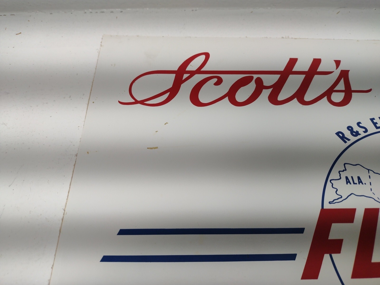 Scotts Flying Service Aviation Airplane Plane Decal Sticker Vinyl/Wood Sign CA