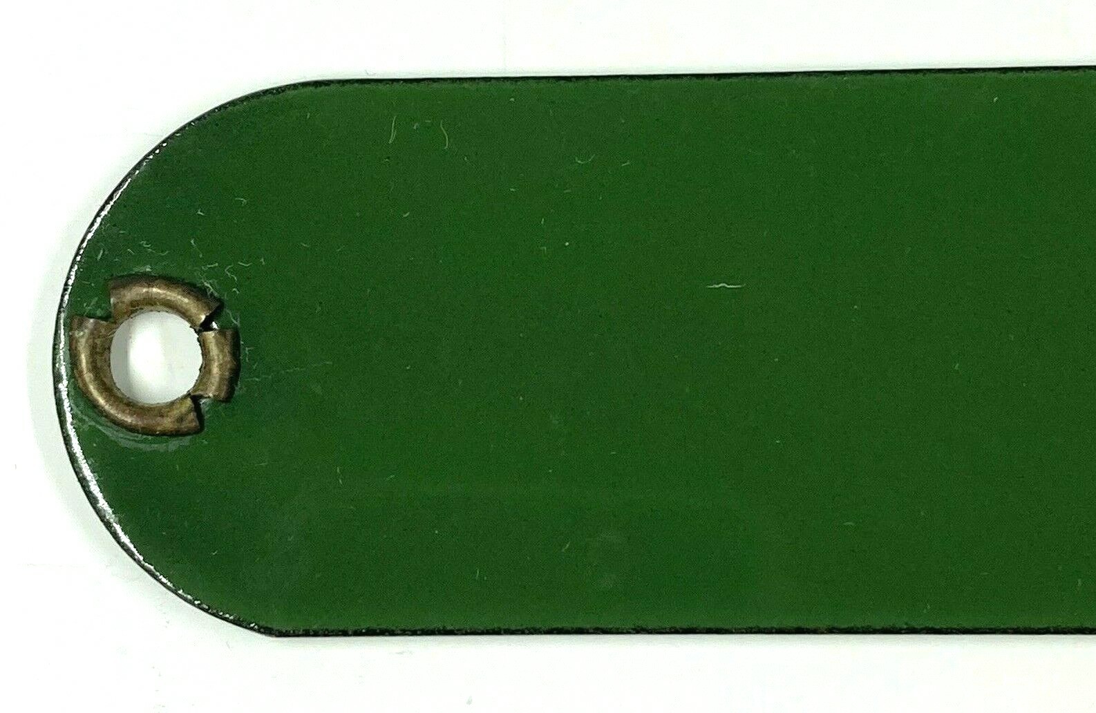 Vintage Triton TB Motor Oil SAE 20 Porcelain Gas Fuel Tag Sign Badge Green White
