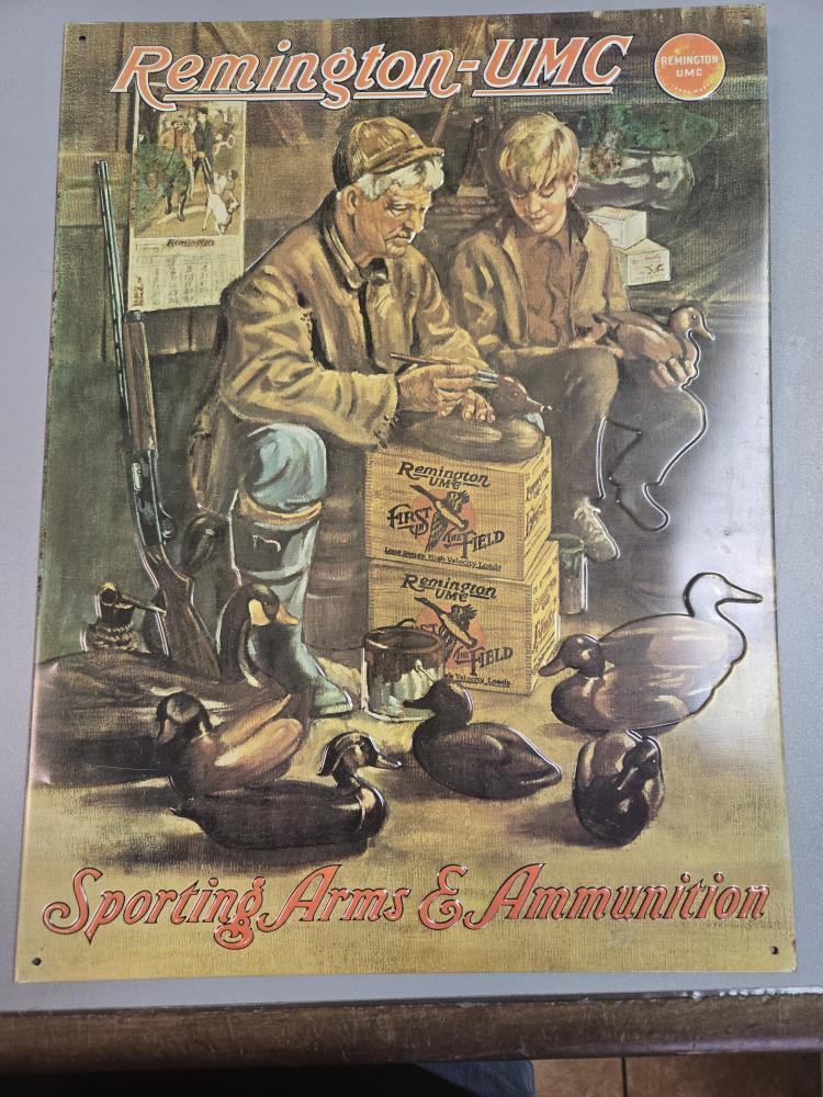 REMINGTON ARMS COMPANY TIN SIGN (PSO033372)