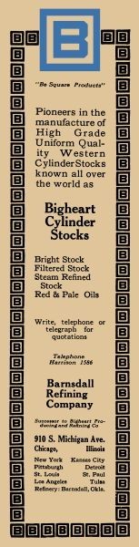 1924 Barnsdall Oil Refining Co. B Square Gas New Sign 48″ Tall Diecut USA STEEL
