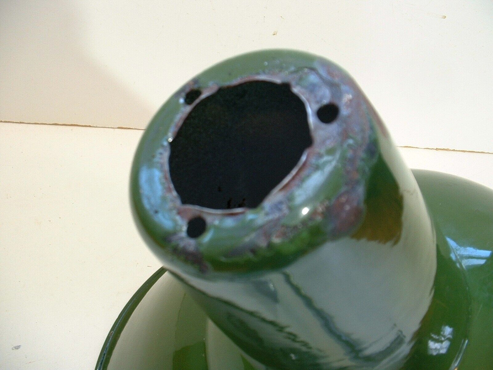 BIG Benjamin 14″ Gooseneck Sign Light 1930’s Green Porcelain Industrial Vintage