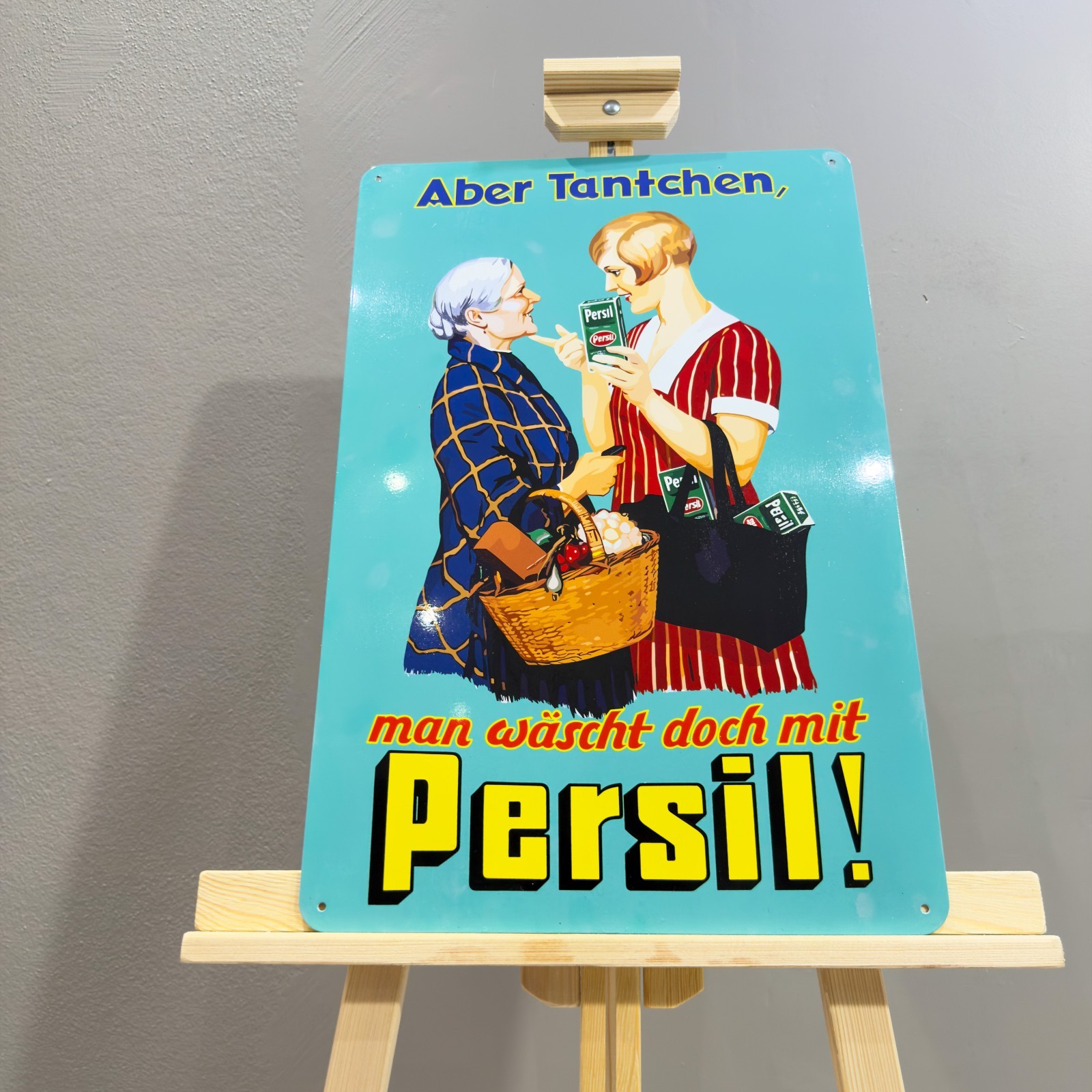 Persil Advertising Heavy Metal Sign – Garage Decor – 40×60 cm (15.7″ × 23.6″)