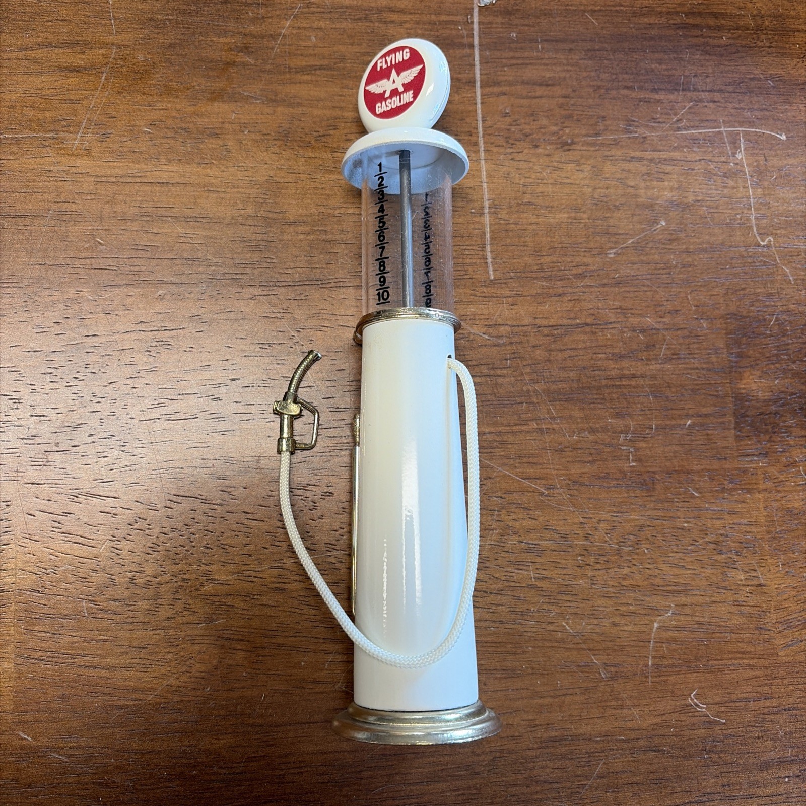 Vintage Flying A Metal Gas Pump Replica Approximately 7.5”