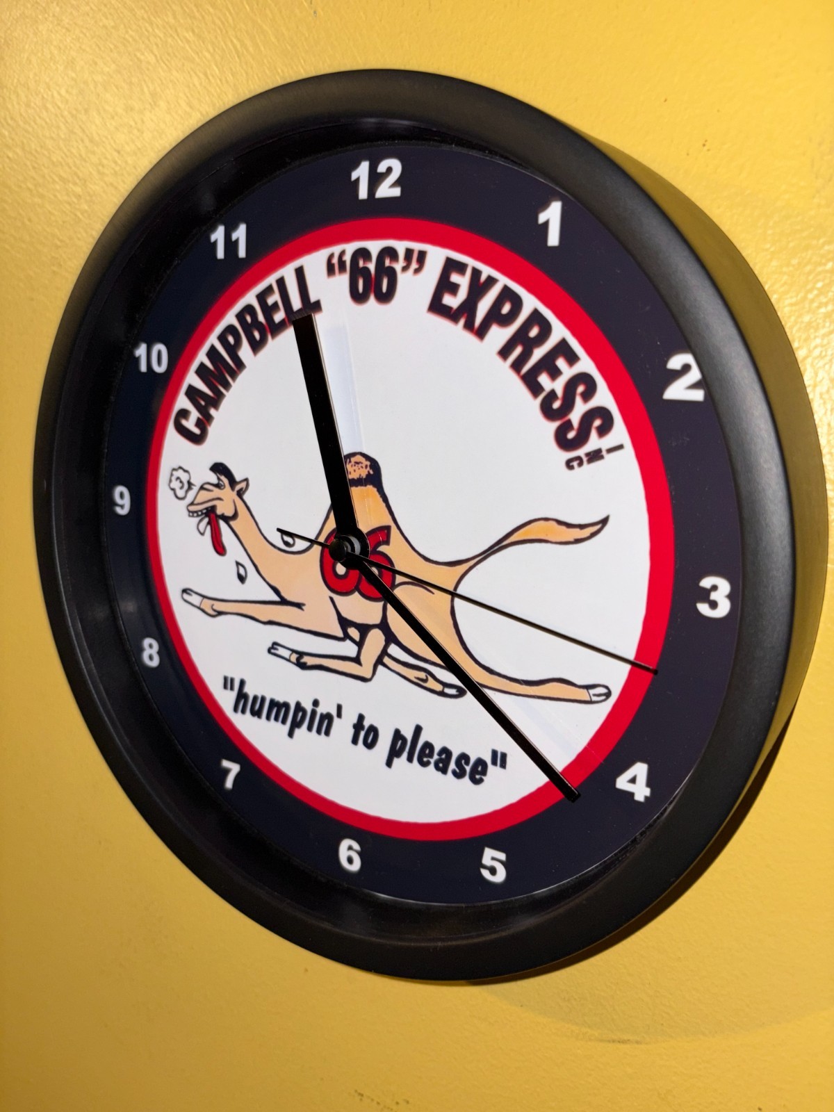 Campbell 66 Camel Gas Oil Service Station Garage Mechanic Advertising Clock Sign