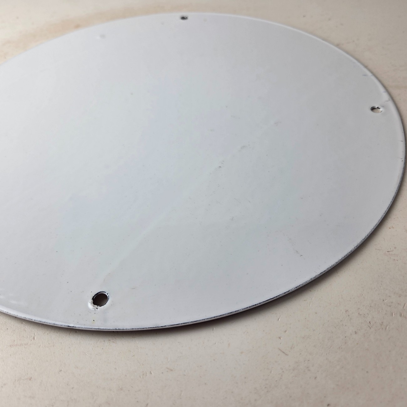 Vintage Johnson Gasoline Sign – Time Tells Gas Oil Pump Plate Porcelain Sign