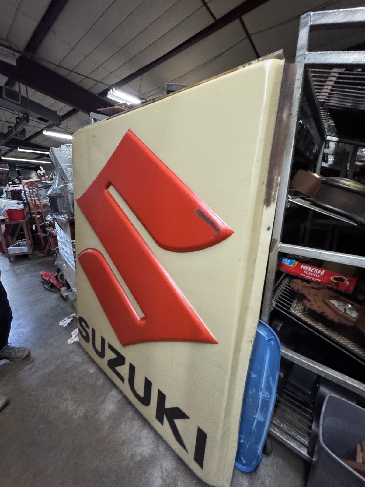 Vintage Suzuki Sign