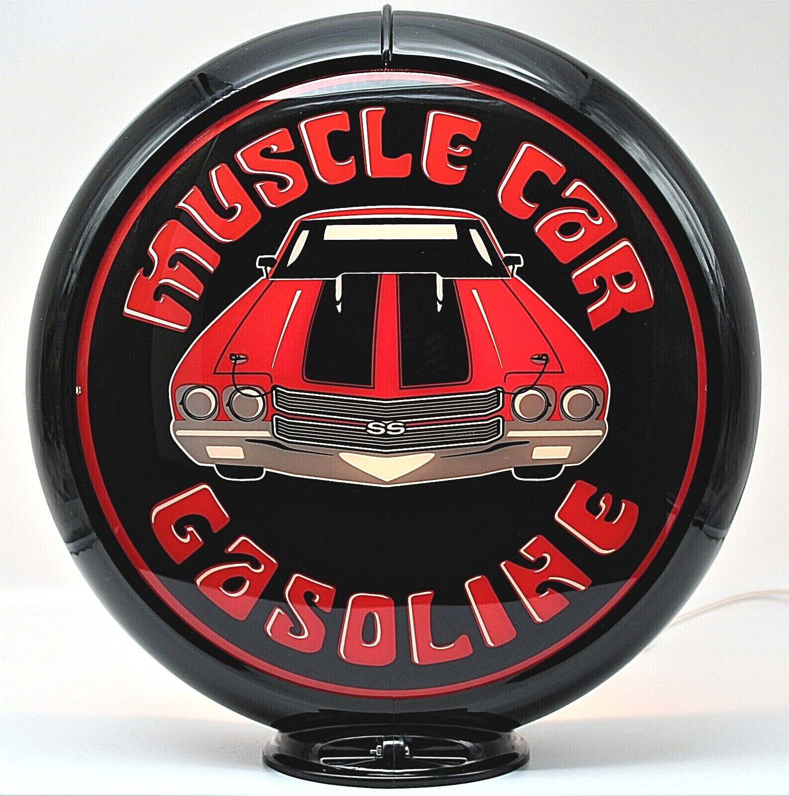 CHEVELLE MUSCLE CAR GASOLINE 13.5″ Gas Pump Globe – CHEVELLE FANS CK THIS OUT!