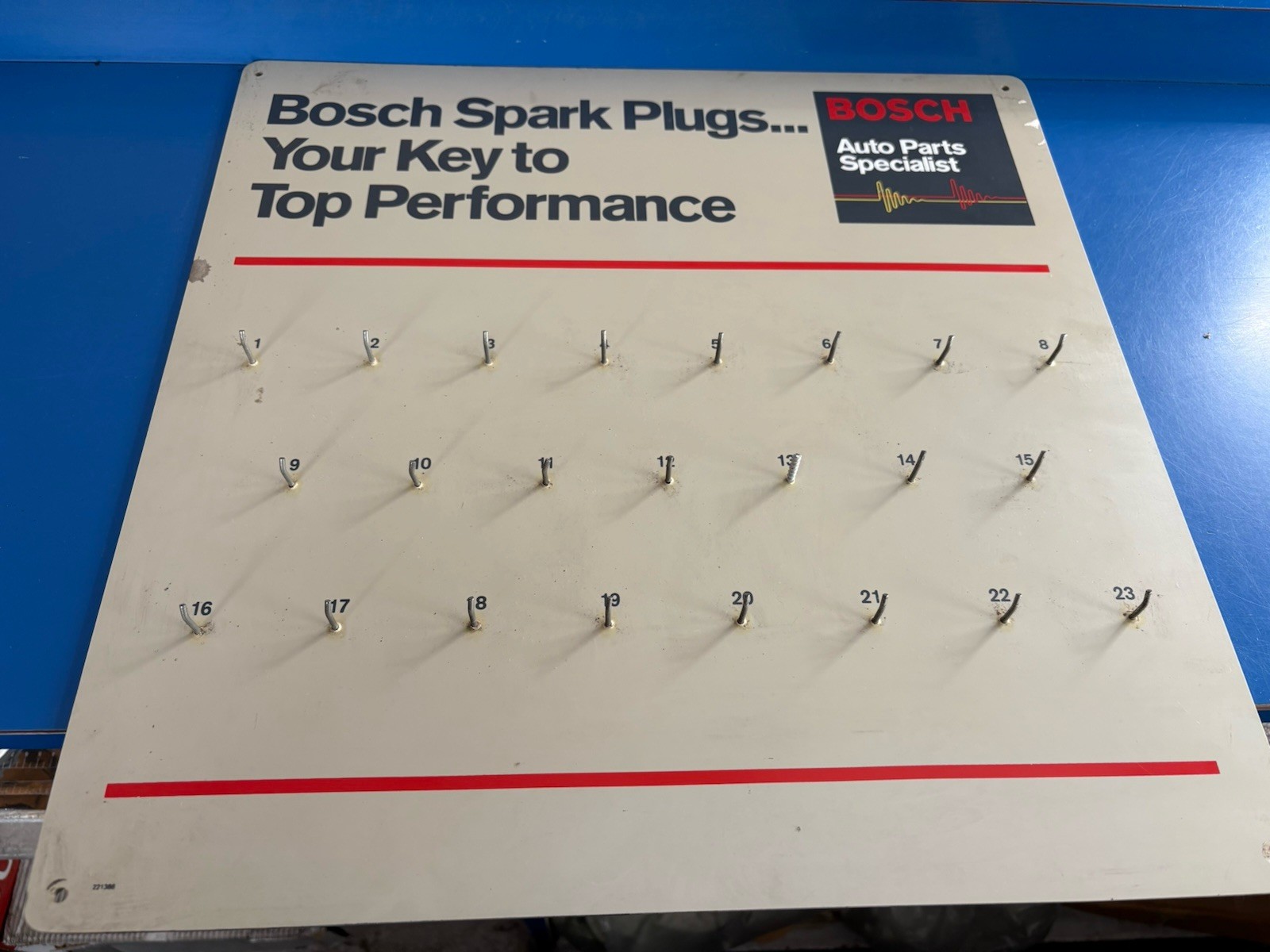 ORIGINAL BOSCH SPARK PLUG 23 KEY HOLDER – SEE ALL PICS