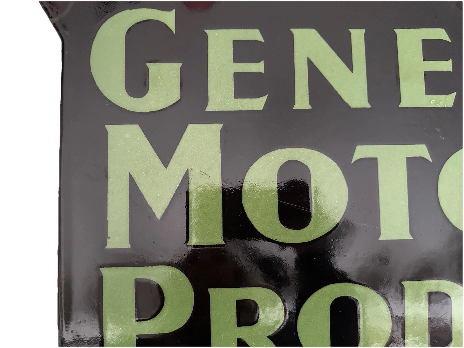 Porcelain Enamel Single Sided General Motors Product Pontiac Sign