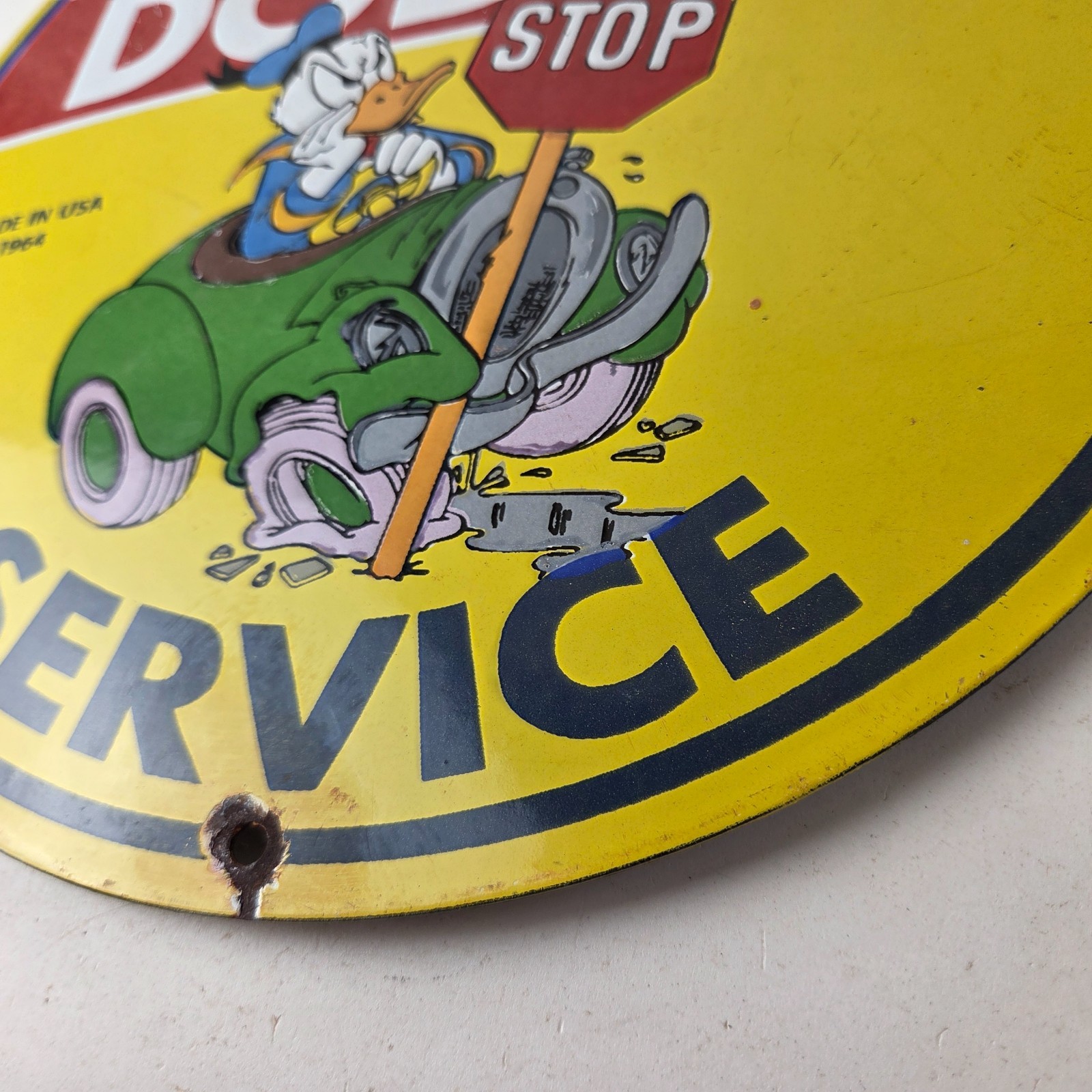 Vintage Dodge Sign – Old Muscle Gas Cars Sales Service Porcelain Sign