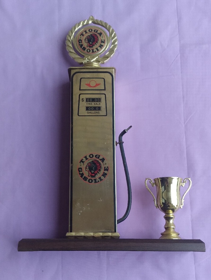 Vintage Tioga Gas Car Show Trophy