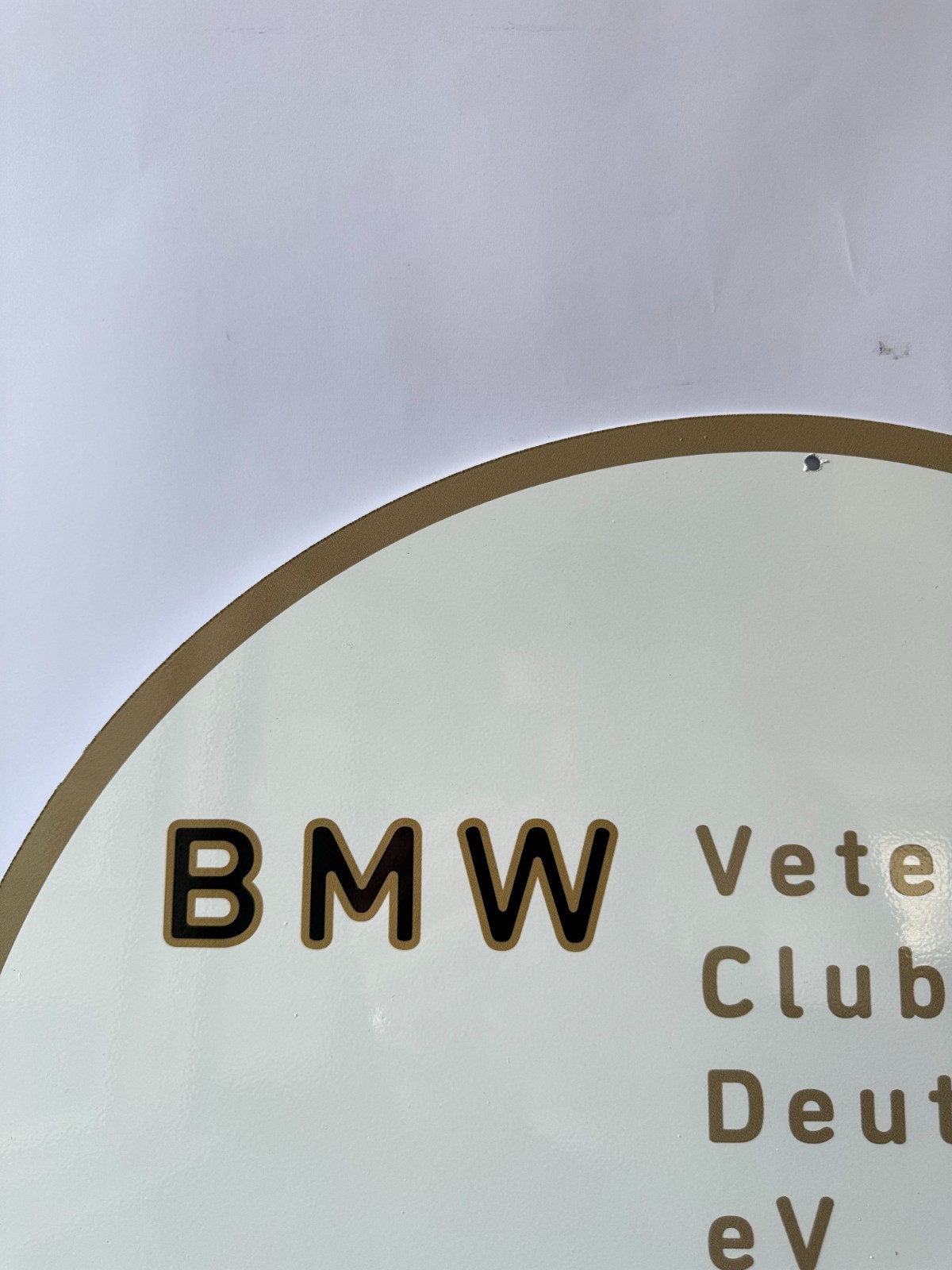 BMW Veteranen Club Deutschland e.V. Sign Official Heritage Emblem Metal Sign