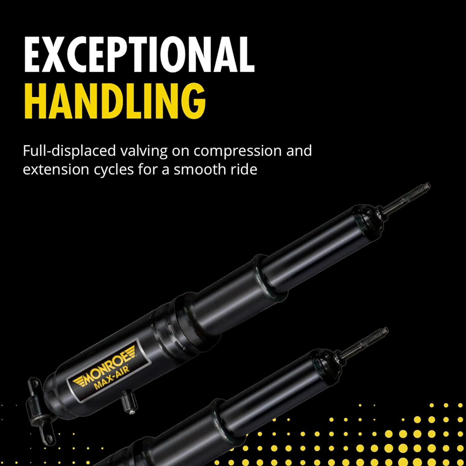 Max-Air MA700 Air Adjustable Air Shock Absorber Pack of 2 for Ford LTD
