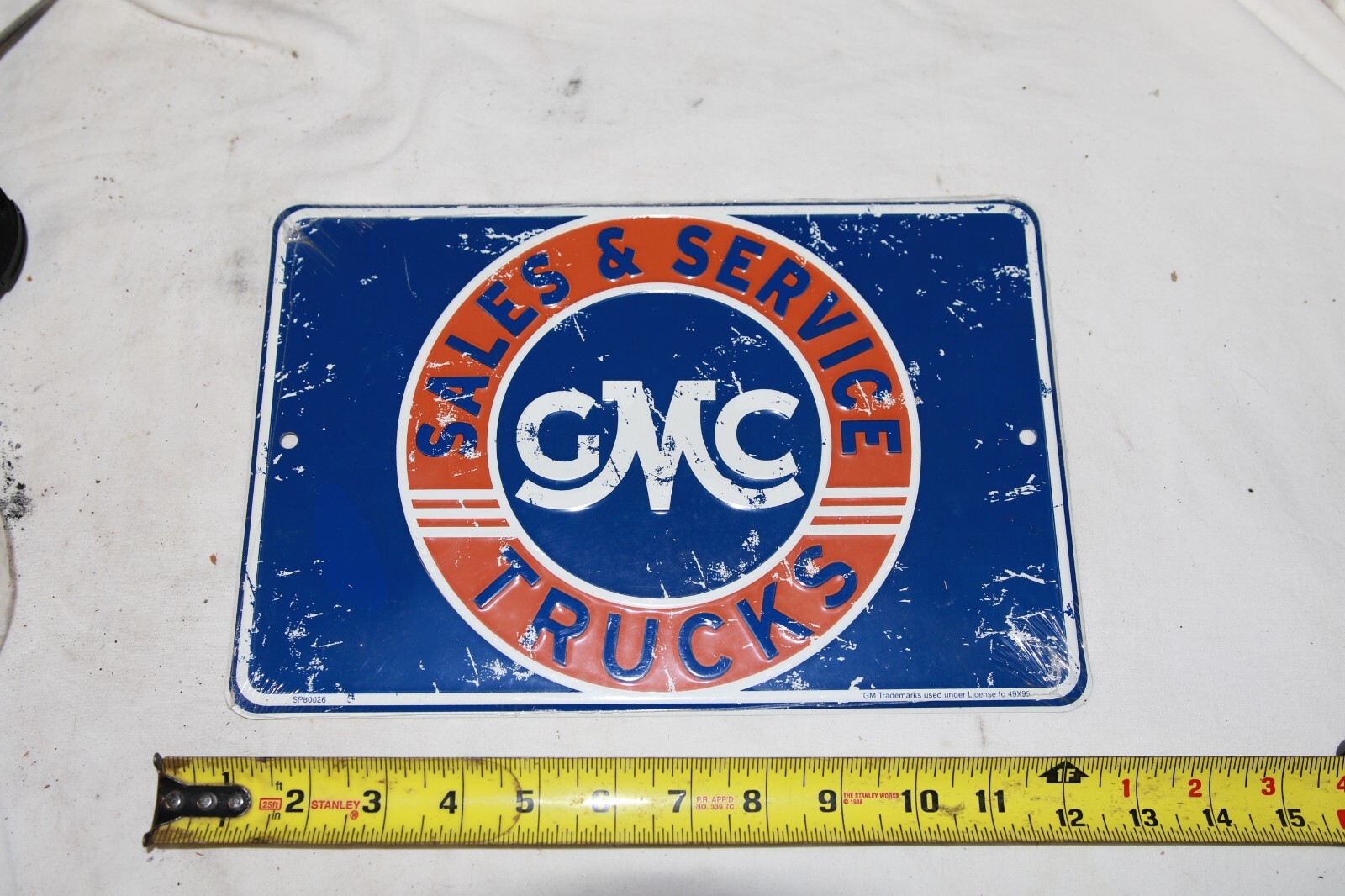 GMC Sales and Service Trucks Vintage Sign