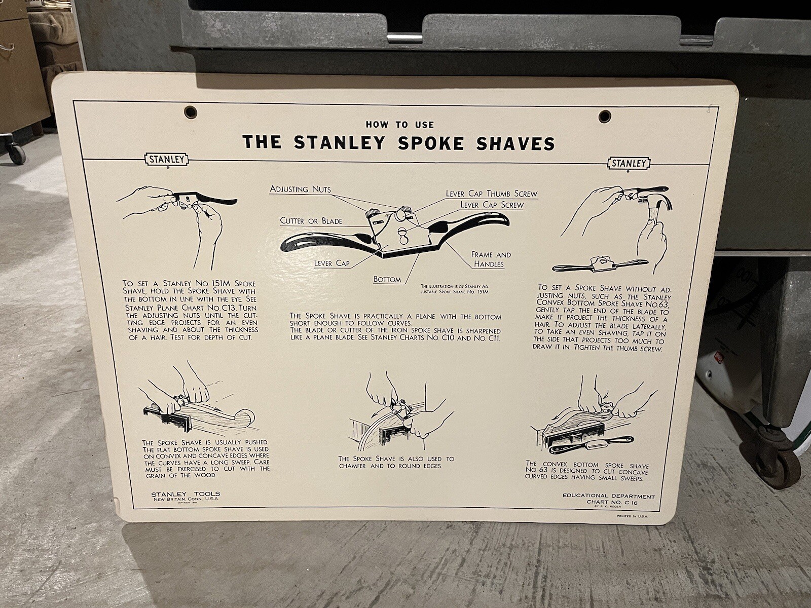 Vintage Stanley Tools Sign