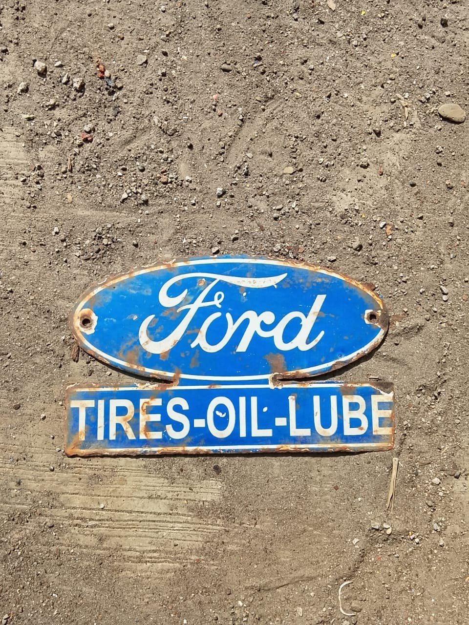 PORCELAIN FORD ENAMEL SIGN 8X4 INCHES