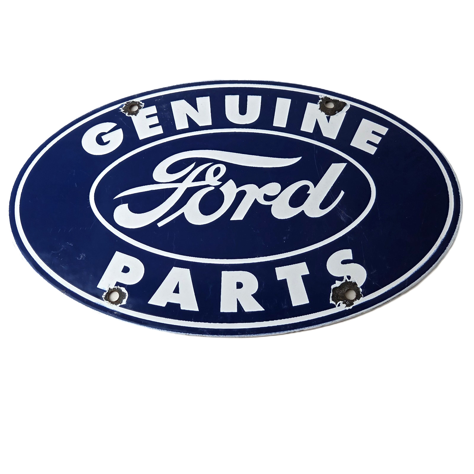 Vintage Ford Automobile Sign – Gas Car Service Station Pump Motor Porcelain Sign