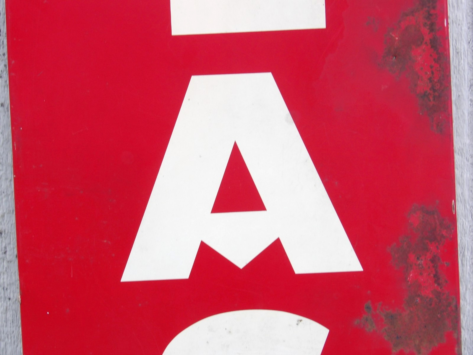 Vtg 1961 ATLAS TIRES METAL SIGN Batteries Accessories Gas/Oil/Service Station