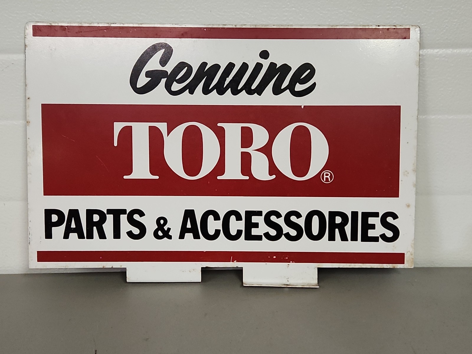 Genuine Toro Parts & Accessories Advertising Metal Sign Double Sided 12×18