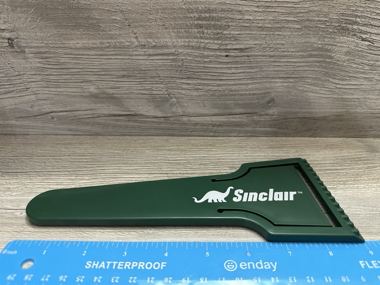 Sinclair Gas Station Ice Scraper With Dino Sinclair logo New!