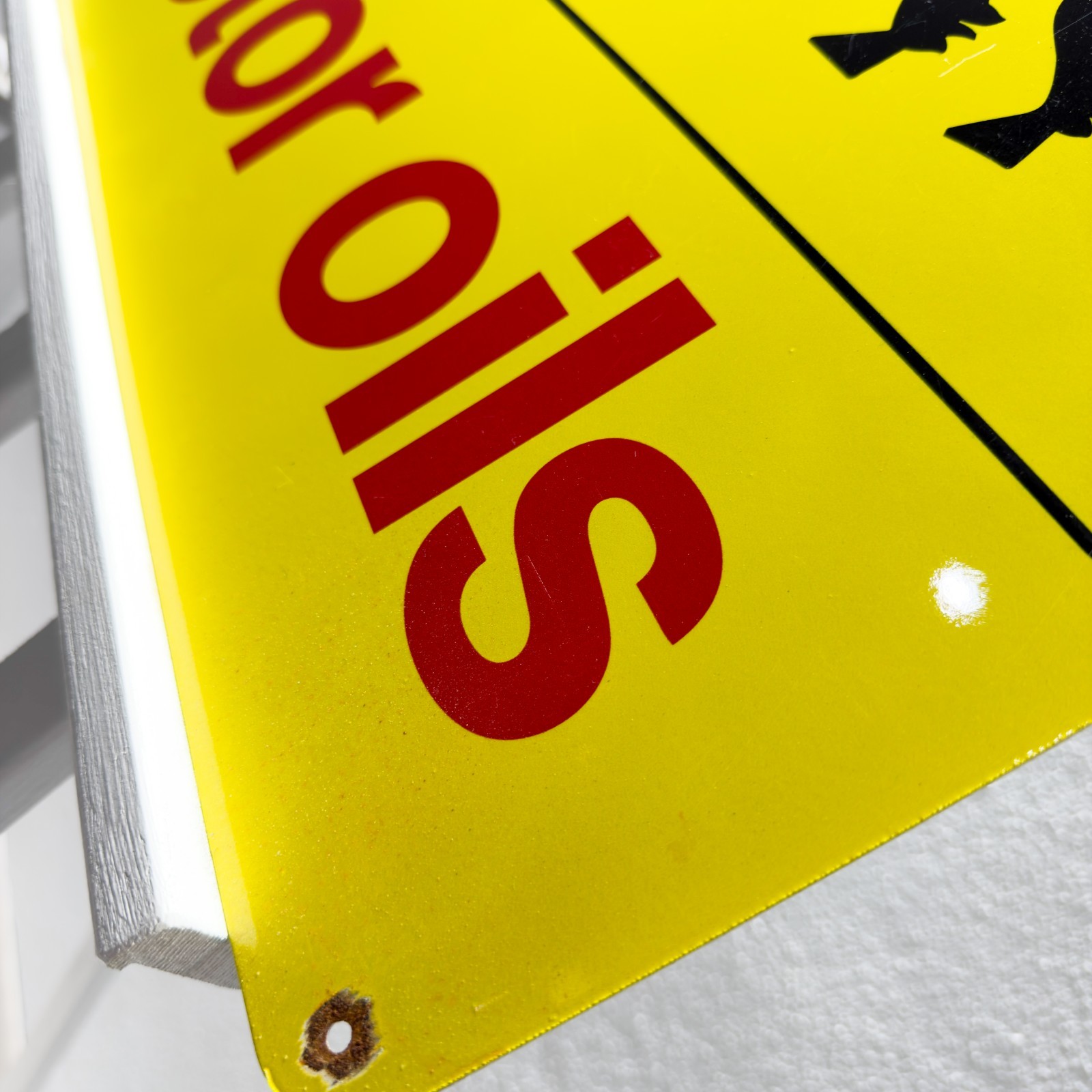 Agip Motor Oils Vintage Heavy Metal Sign – 60×40 cm (15.7” × 23.6”)