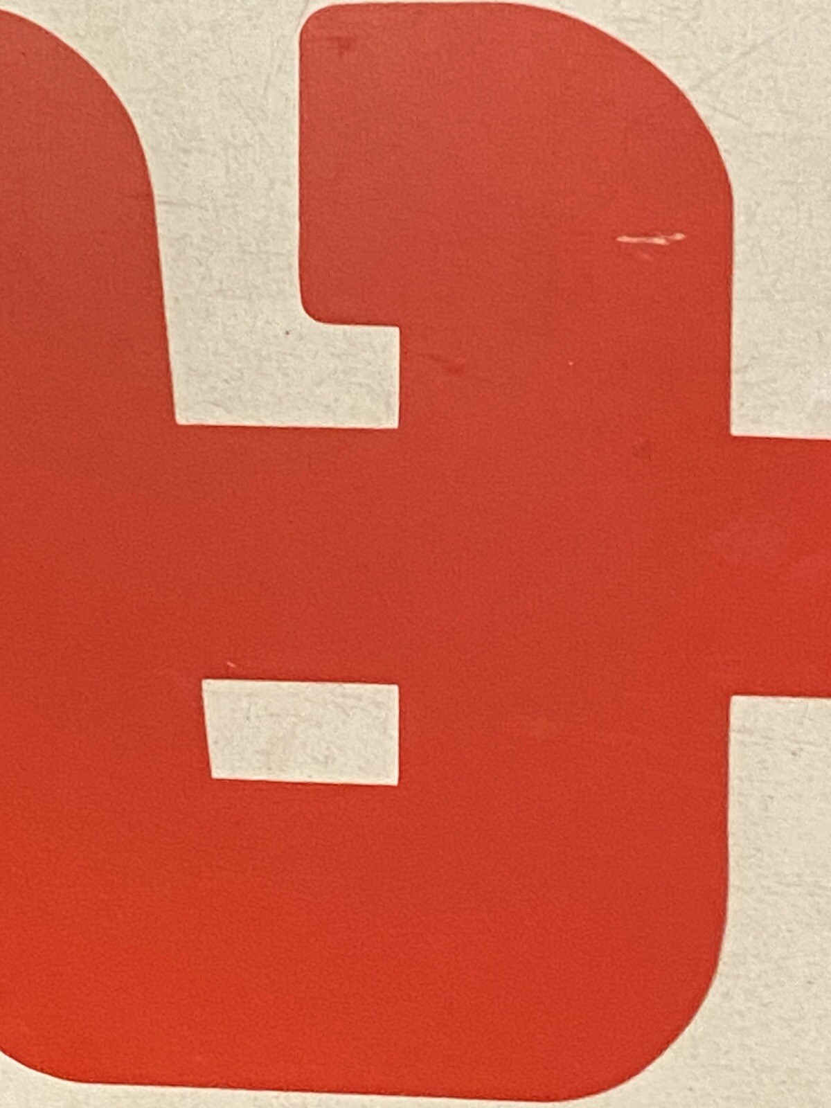 Vintage Retro Gas Station Plexiglass Dollar price Sign Symbol ~10.5″ tall