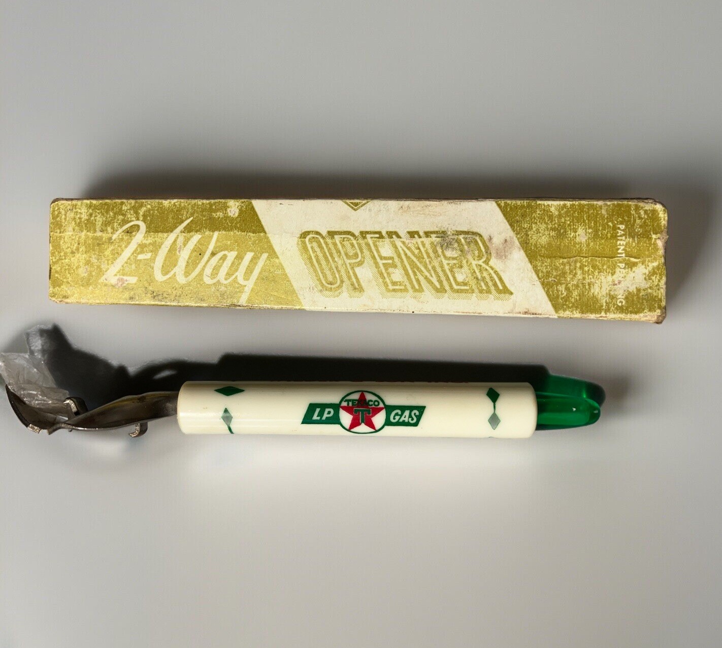 Texaco Service Gas Station Bottle/Can Opener 1950’s Gas Oil Advertising