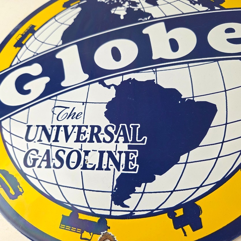 Vintage Globe Sign – Universal Gas Service Station Porcelain Pump Sign