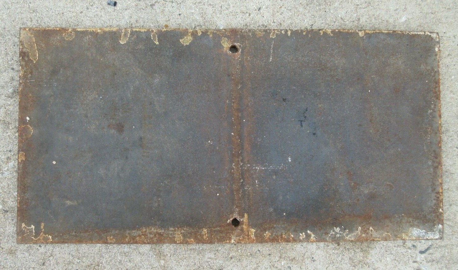 1890s Cast Iron Street Sign New Jersey Garden State Mullica Hill Alloway