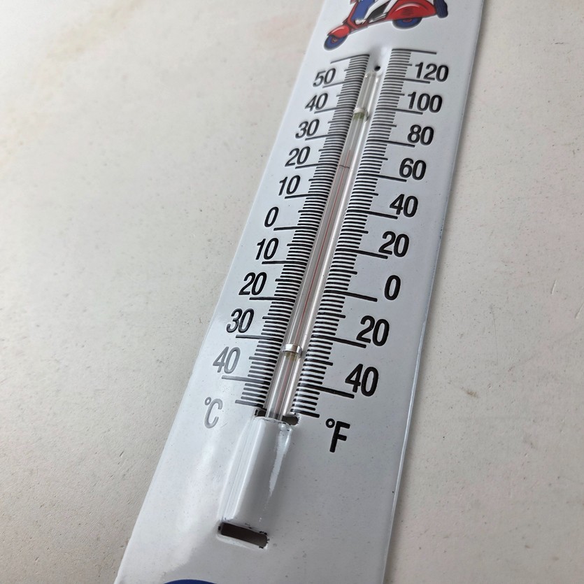 Vintage Esso Gasoline Sign – Service Pump Ad Sign on Porcelain Thermometer