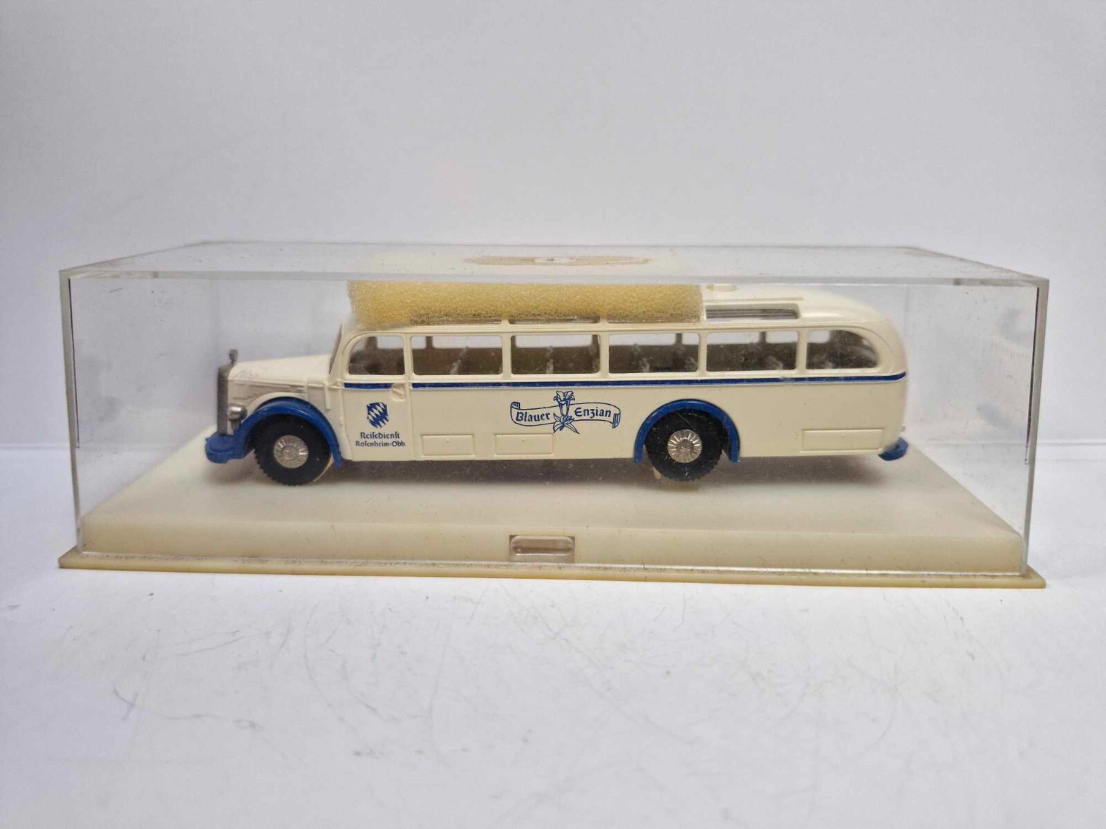 Vintage Brekina 5132 Mercedes L5000 Blue Gentian 1:87 MIB plastic