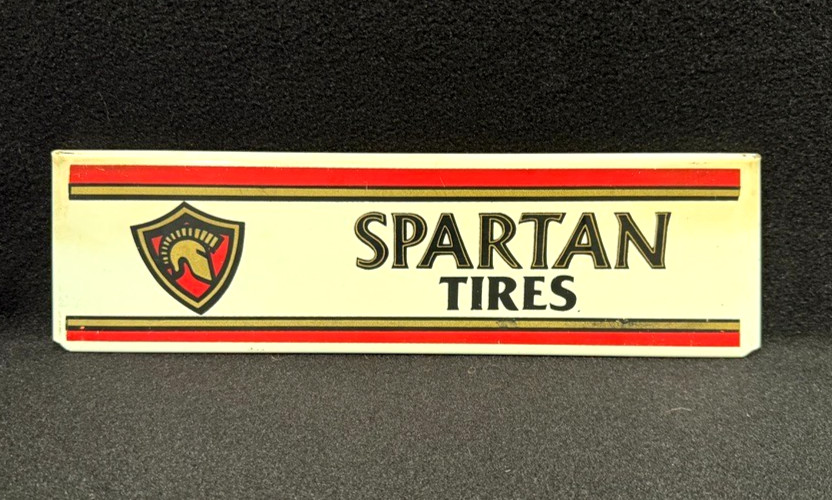 Vintage Sparton Tires Sign From 1970s Store Display Gas Oil Garage