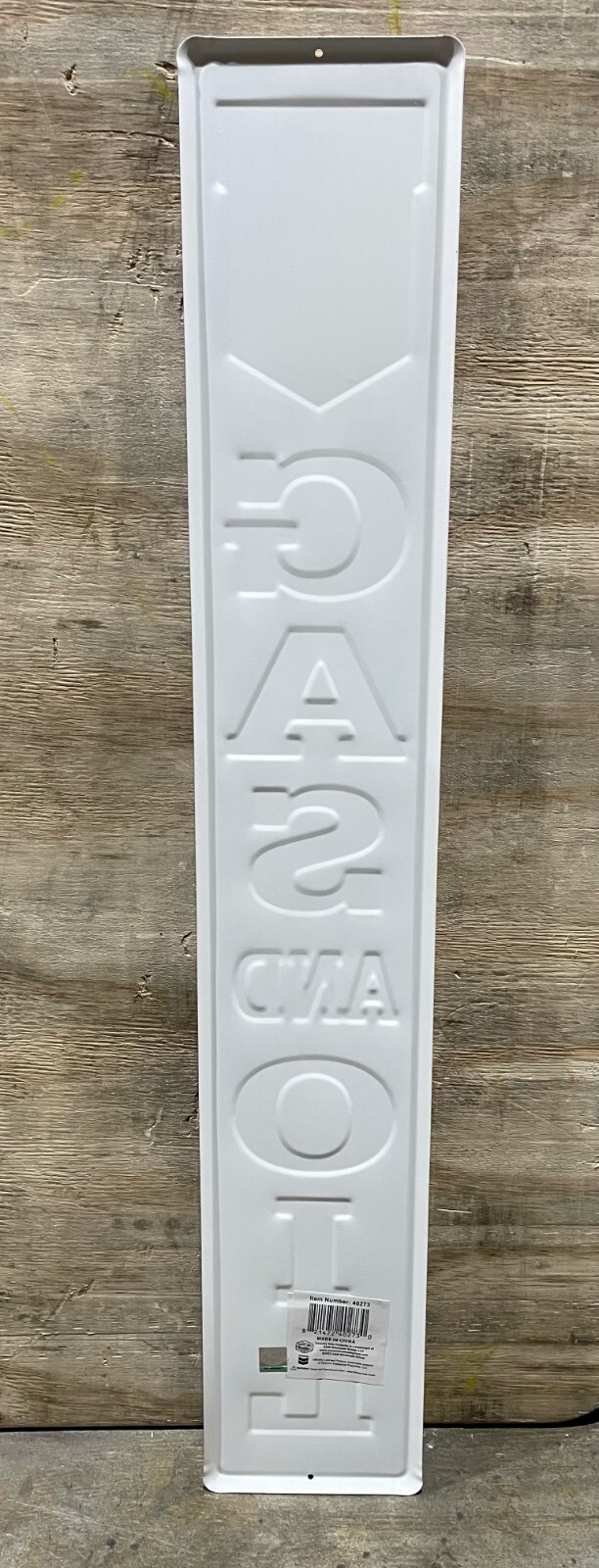 36″ Gas & Oil Advertising Metal Street Signs – Texaco Zerolene Standard Station