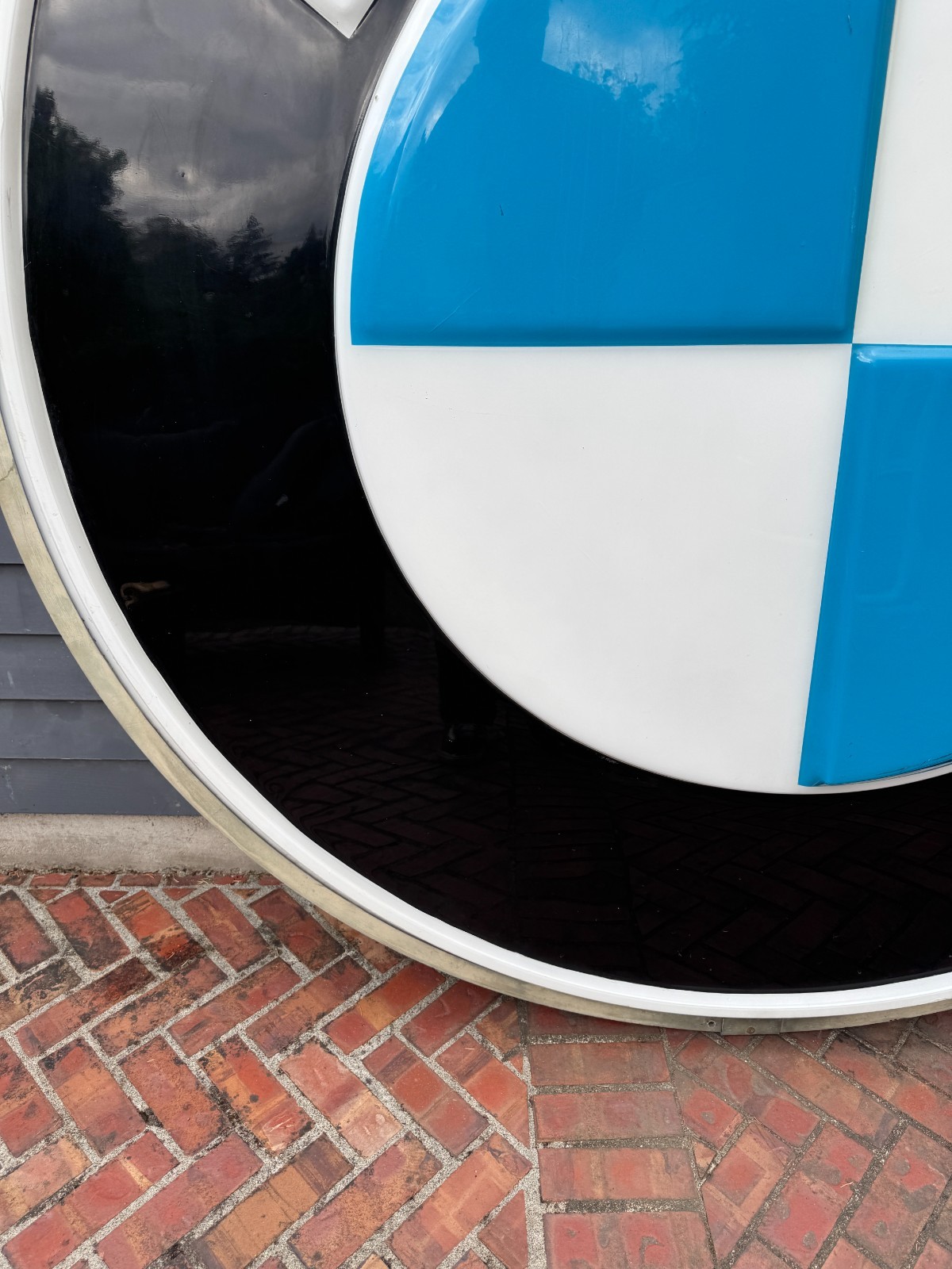 HUGE VINTAGE BMW DEALERSHIP SIGN (6 FEET WIDE) 1980s