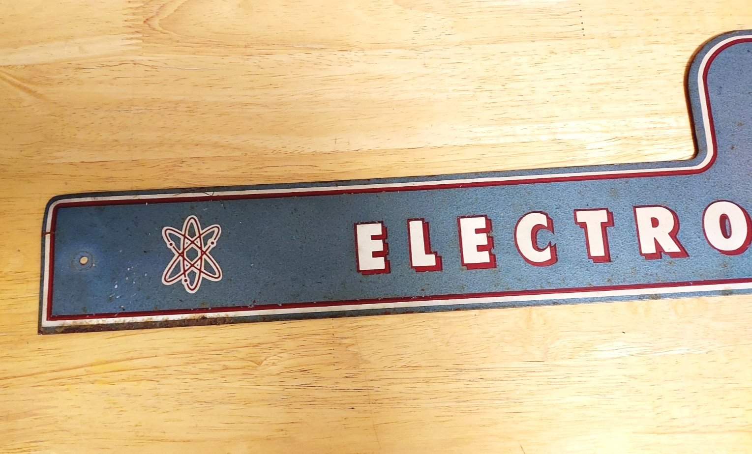 Vintage Sun 1120 Electronic Engine Tester Gas Filling Station Repair Shop Sign