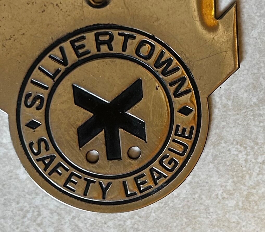 Vintage Silvertown Advertising License Plate Topper 1930’s – 40s. Beauty!!