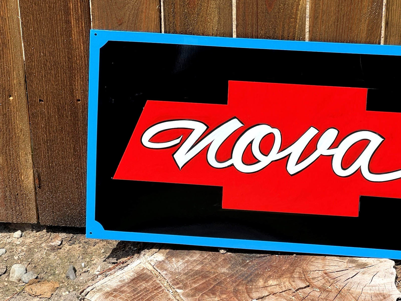 36″ CHEVY NOVA SS SUPERSPORRT GARAGE SIGN Hand Painted CHEVROLET Shop Car ART