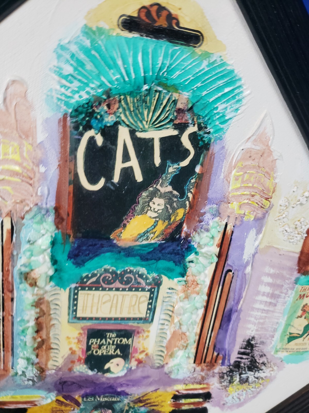 New York Theater Play “Cats” Sign Poster 13.5″