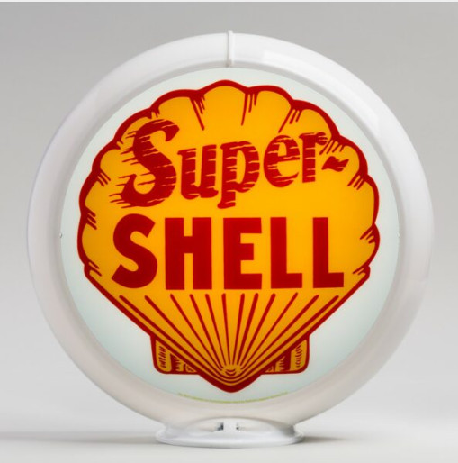 Super Shell Gas Pump Globe / Super Shell / Globe For Gas Pumps / Gasoline Globe