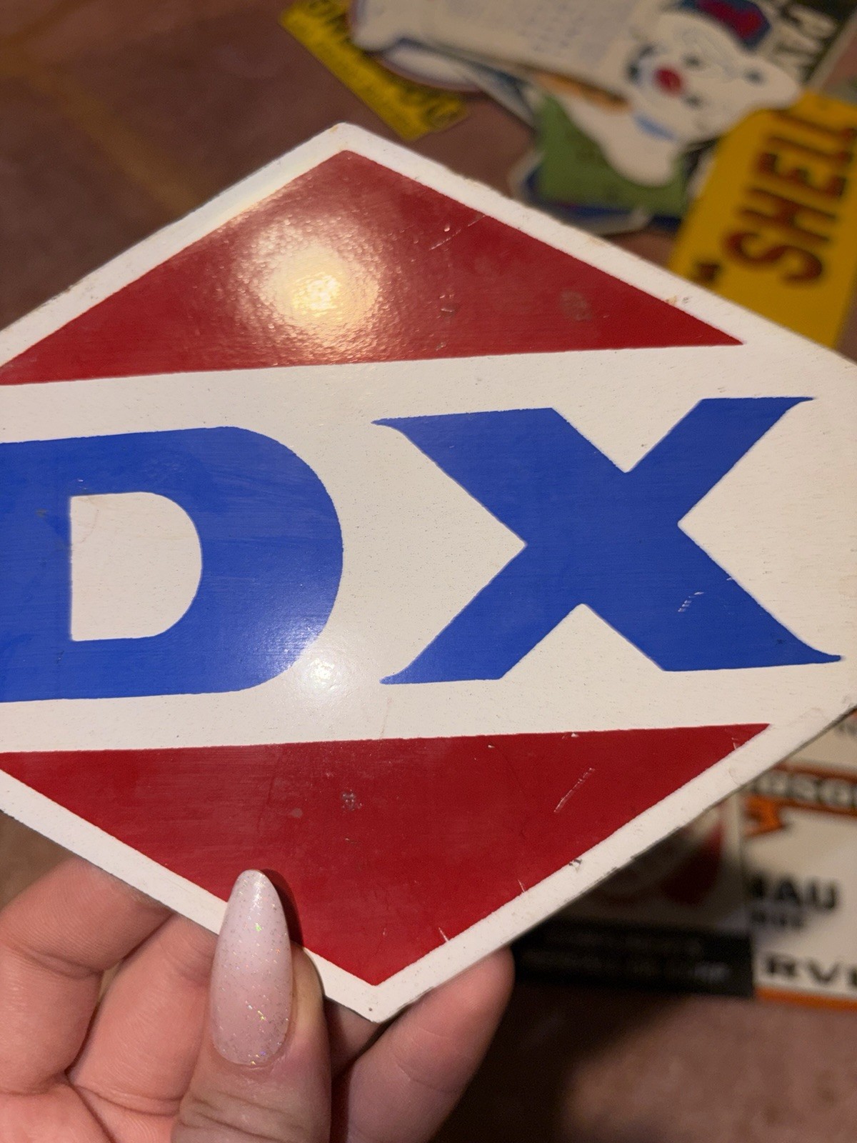 Porcelain DX Sign